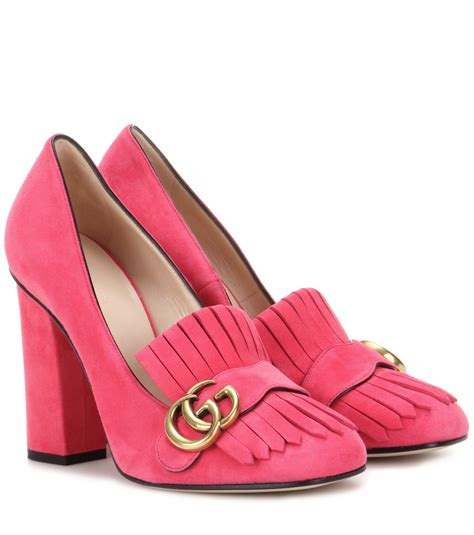 pink gucci shoes women|pink gucci boots.